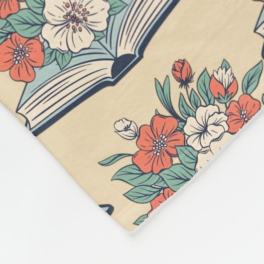 Book Fleece Blanket Deken (Hoek)