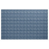 Book Genres Typographic Librarian Blue White Stof (Yard (91,4 cm))