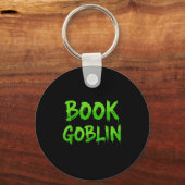 Book Goblin Funny Reading Or Writing School Studen Sleutelhanger (Voorkant)