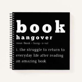 Book Hangover Bibliofilie Notitieboek