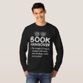 Book Hangover book  and booknerds Bookworm T-shirt (Voorkant volledig)