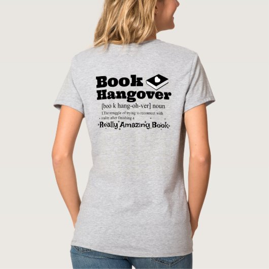 Book Hangover T-Shirt (Achterkant)