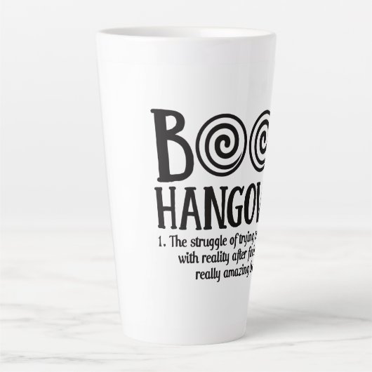 Book Hangover Tall Latte Mok 17 oz.  (Voorkant)