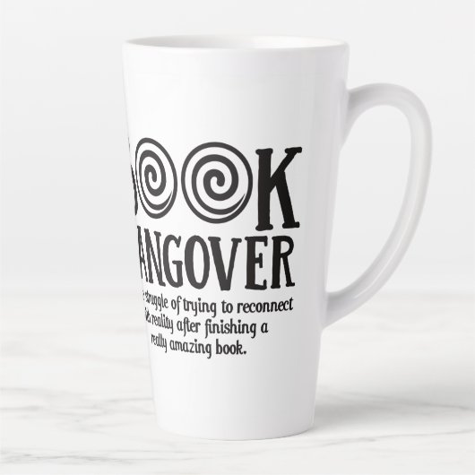 Book Hangover Tall Latte Mok 17 oz.  (Rechts)