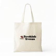 Book & Hearts Illustration Romantic Reader Gift