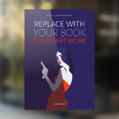 Book Hoesje | Auteur-promotie Raamsticker