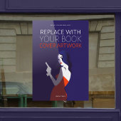 Book Hoesje | Auteur-promotie Raamsticker