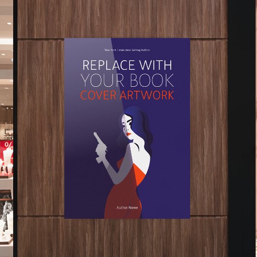 Book Hoesje | Promotie auteur-schrijver Poster