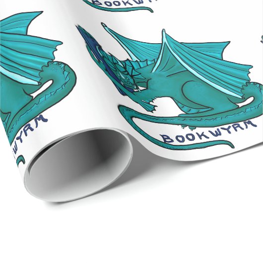Book Hug Bookwyrm Cadeaupapier (Rol Hoek)