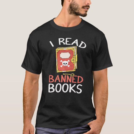 Book   I Read Banned Books T-shirt (Voorkant)