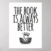Book is Always Better Poster (Voorkant)
