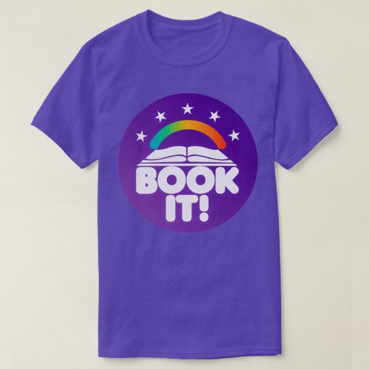 Book It Retro 90s Book Club T-shirt (Design voorkant)