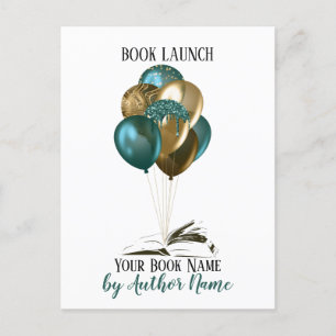 Book Launch Party Invitation Briefkaart