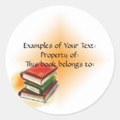 Book Learning Sticker (Voorkant)