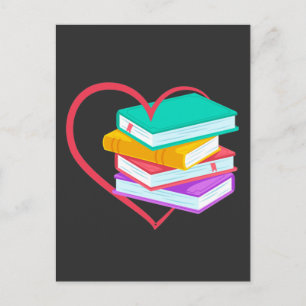Book Love Bookworm Reader Cute Reading Briefkaart