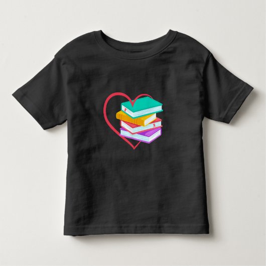 Book Love Bookworm Reader Cute Reading Kinder Shirts (Voorkant)
