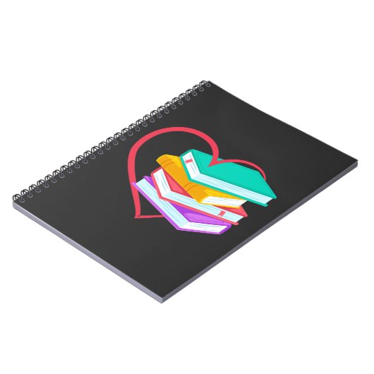Book Love Bookworm Reader Cute Reading Notitieboek (Linkerzijde)