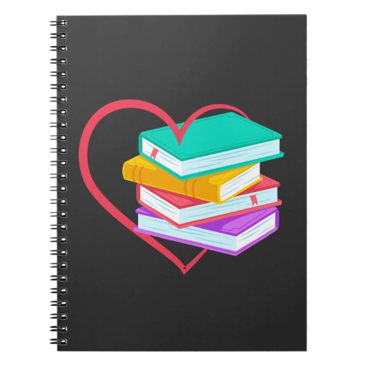 Book Love Bookworm Reader Cute Reading Notitieboek (Voorkant)