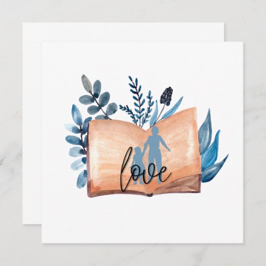 Book Love Kaart (Voorkant / Achterkant)