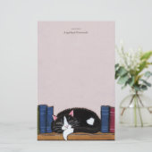 Book Love | Kat op papier voor boekhouders (Staand voorkant)