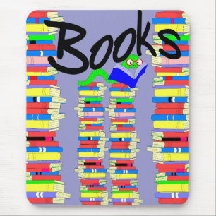 Book Love Mousepad Muismat