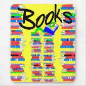 Book Love Mousepad Muismat (Voorkant)