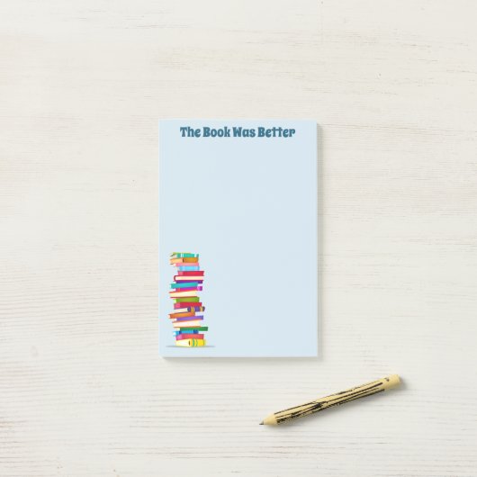 Book Love Post-It Notes (Op bureau)