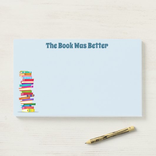 Book Love Post-It Notes (Op bureau)