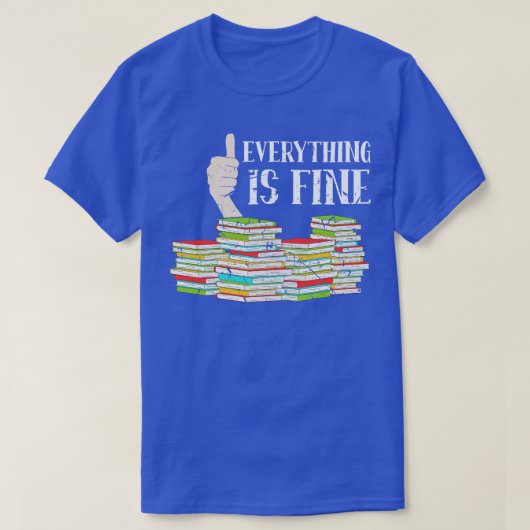 Book Lover Alles is een goede lezer T-shirt (Design voorkant)