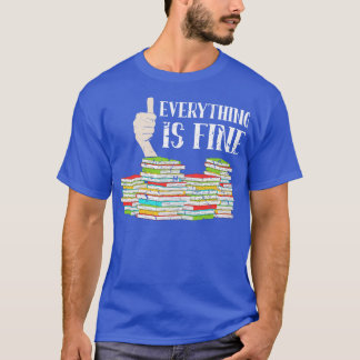 Book Lover Alles is een goede lezer T-shirt