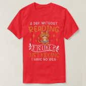 Book Lover Apparel for Bookworms Reading Librarian T-shirt (Design voorkant)