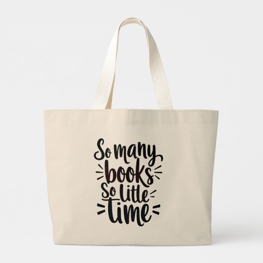 Book Lover Bag Grote Tote Bag (Achterkant)