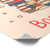 Book Lover bibliotheek schattig kinder klaslokaal Poster (Hoek)