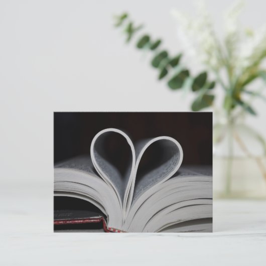 Book Lover Briefkaart (Staand voorkant)