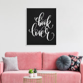 Book Lover Canvas Afdruk (Insitu (Woonkamer))