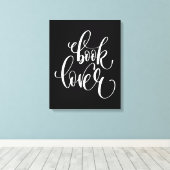 Book Lover Canvas Afdruk (Insitu (Houten vloer))