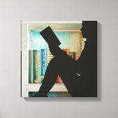 Book Lover Canvas Afdruk (Voorkant)