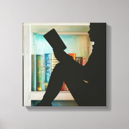 Book Lover Canvas Afdruk