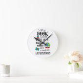 Book Lover Clock Ronde Klok (Huis)