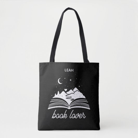 Book Lover Fantasy Romance Adventure Tote Bag (Voorkant)