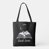 Book Lover Fantasy Romance Adventure Tote Bag (Achterkant)
