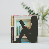 Book Lover Feestdagenkaart (Staand voorkant)