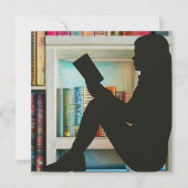 Book Lover Feestdagenkaart (Voorkant)