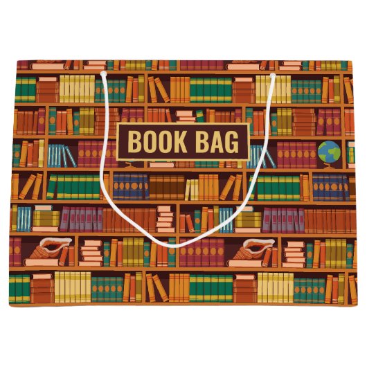 Book Lover Gift Bag Groot Cadeauzakje (Voorkant)