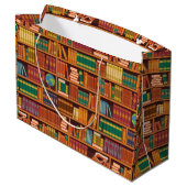 Book Lover Gift Bag Groot Cadeauzakje (Achterkant Gekanteld)