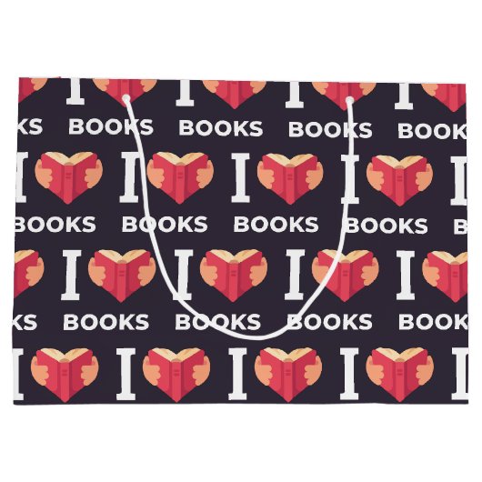 Book Lover Gift Bag Groot Cadeauzakje (Achterkant)