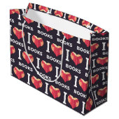 Book Lover Gift Bag Groot Cadeauzakje (Achterkant Gekanteld)