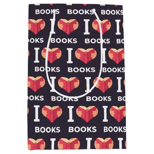 Book Lover Gift Bag Medium Cadeauzakje (Voorkant)