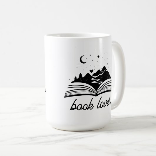 Book Lover Koffiemok (Voorkant rechts)