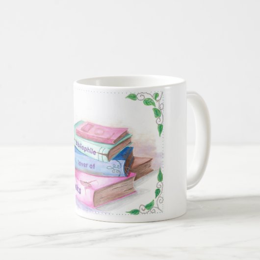 Book Lover Koffiemok (Voorkant rechts)